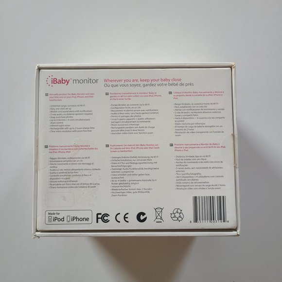 iBaby M2 Monitor WiFi Wireless Digital Baby Video Camera - Picture 5 of 6